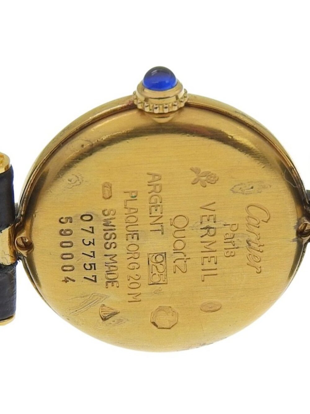 CARTIER Must Vendome Watches 590004 Vermeille cal.90 gold goldDial Silver9... - Picture 12 of 13